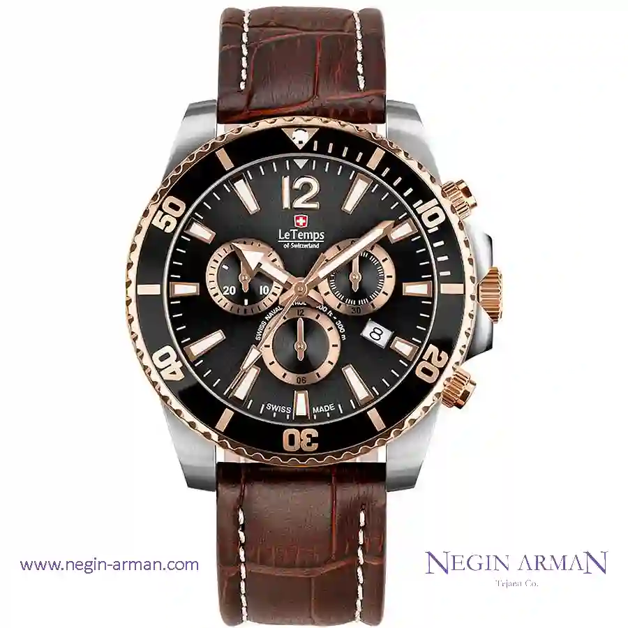 LT1044.45BL52 ساعت مچی مردانه له تام مدل LT1044.45BL52